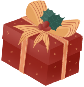 a holiday gift box